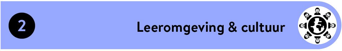 Inclusie element 2 - Leeromgeving en cultuur